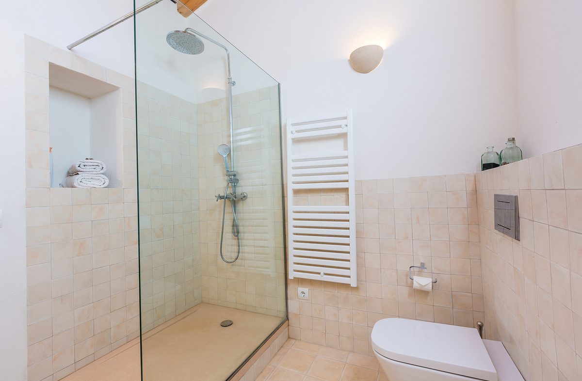 Majorca Balearic bathroom indoor house in Balearic islands Mediterranean architecture of Mallorca